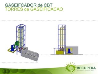 GASEIFCADOR de CBT
TORRES de GASEIFICACAO
 