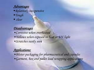 Plastic packaging material PPT