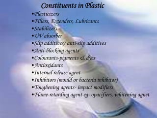 Plastic Split Agent Plastic packaging material | PPTX