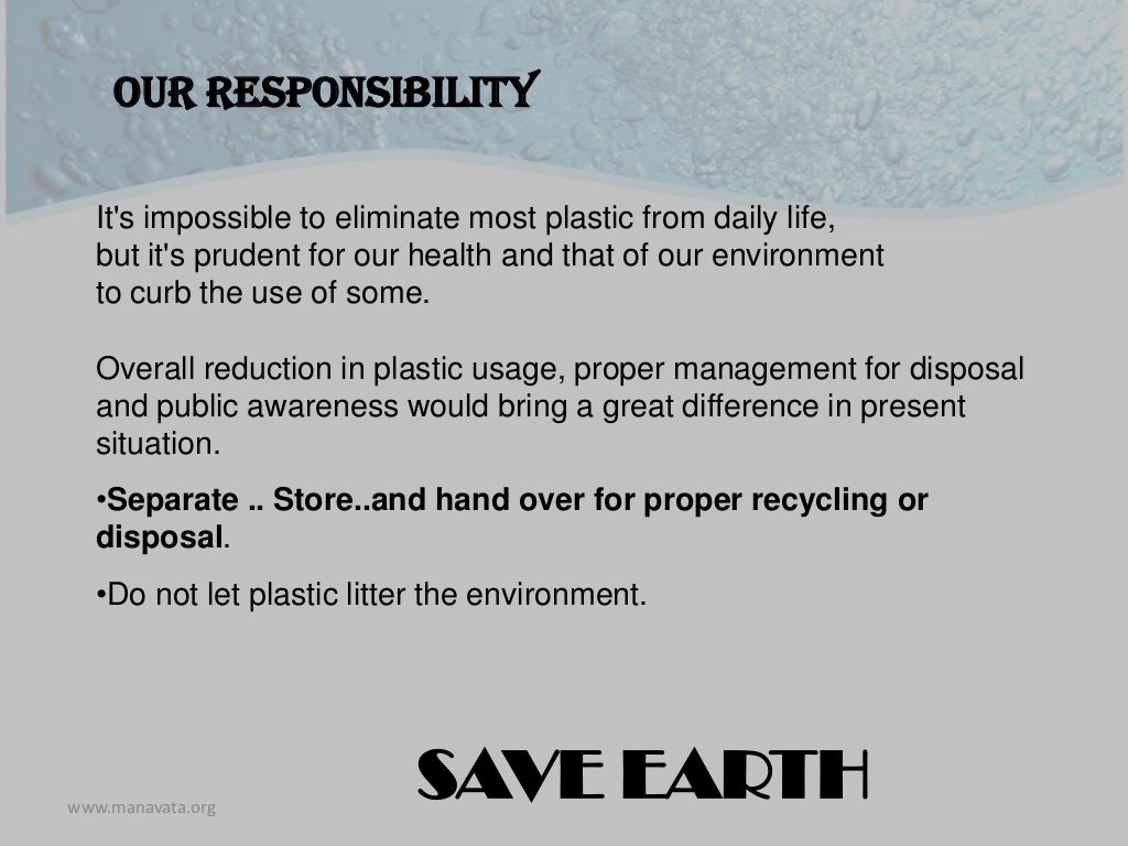 Plastics Disadvantages & Recycling