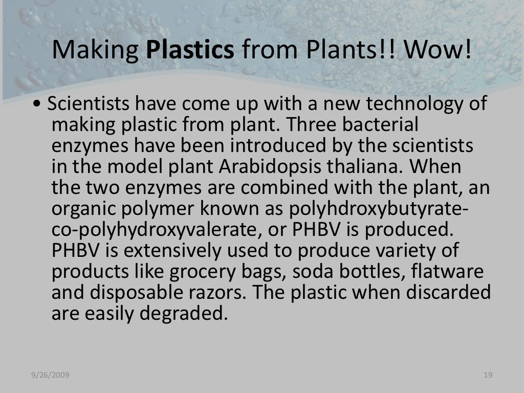 Plastics Disadvantages & Recycling