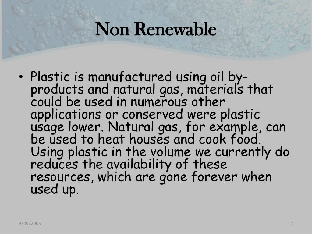 Plastics Disadvantages & Recycling