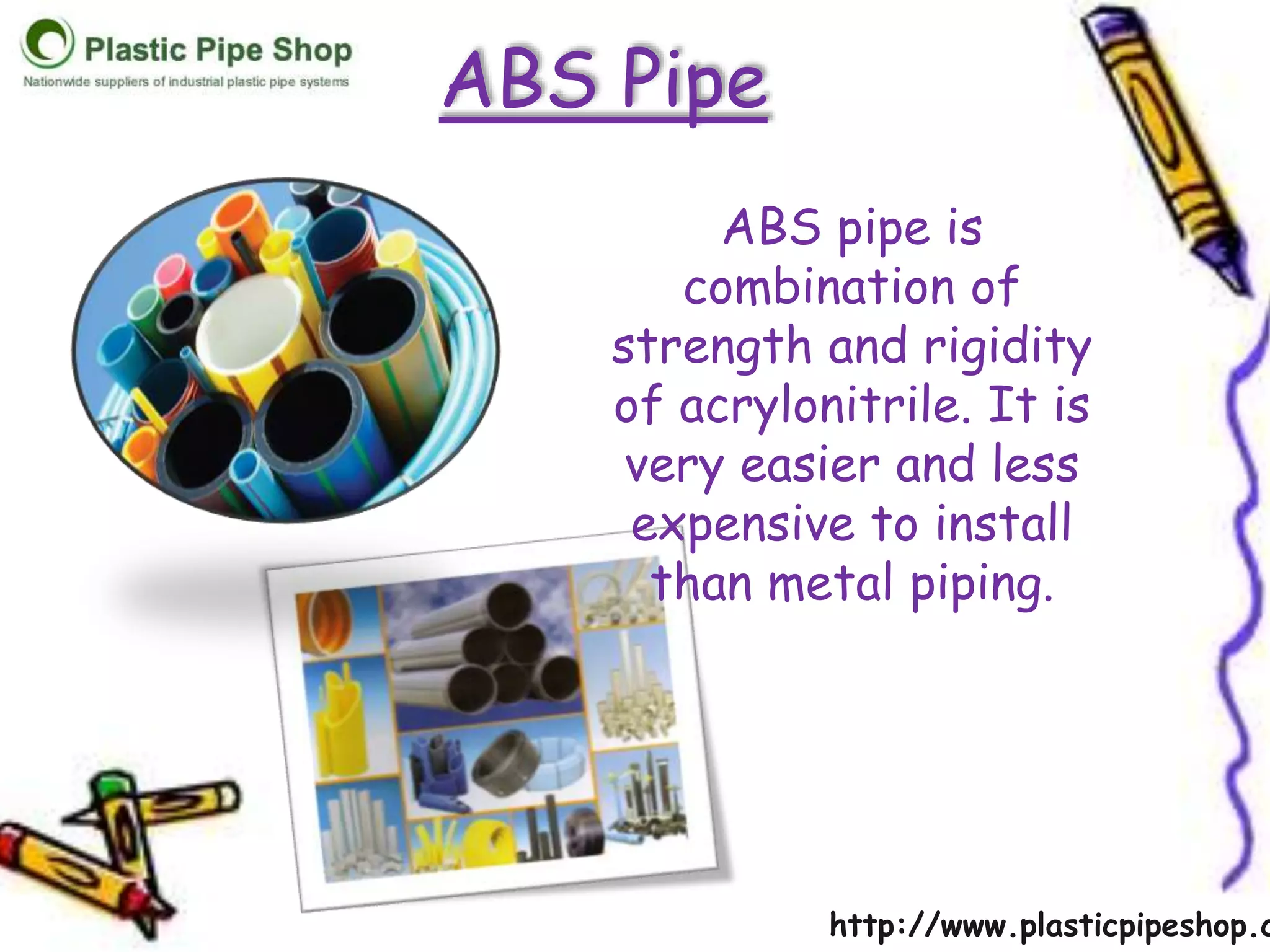 Plastic Pipe Shop Ppt