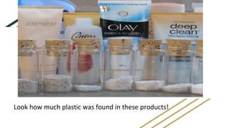 Look how much plastic was found in these products!
 