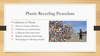 Recycling of Plastics | PPTX
