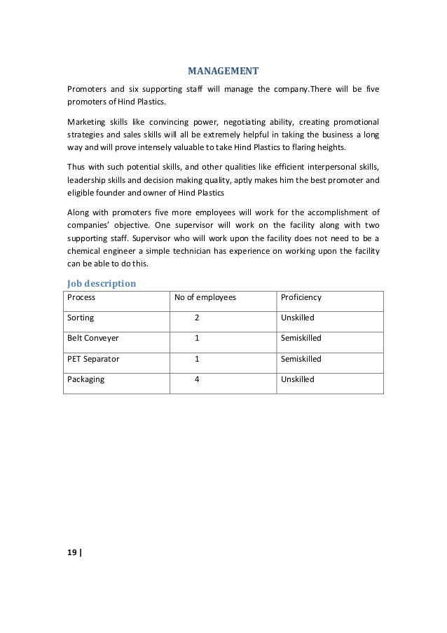 business report sample