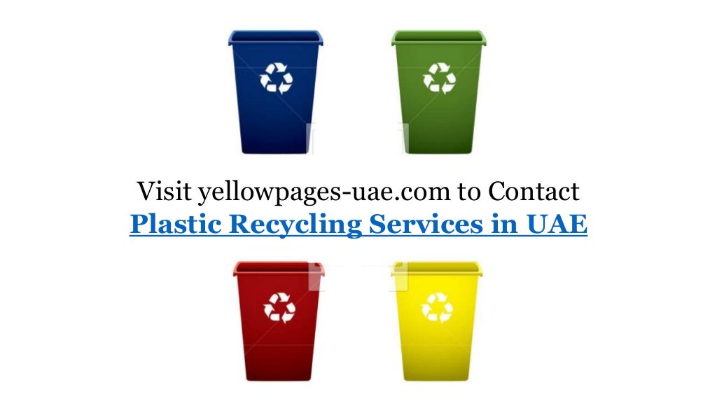 Plastic Recycling Services in UAE