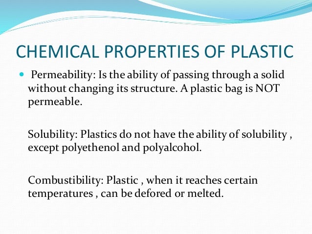 Plastics
