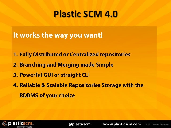 Plastic SCM 4 DVCS Value Proposition