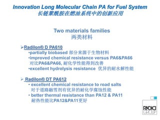 Standard polyamides and PA610, PA612 long chain specialty polyamides ...