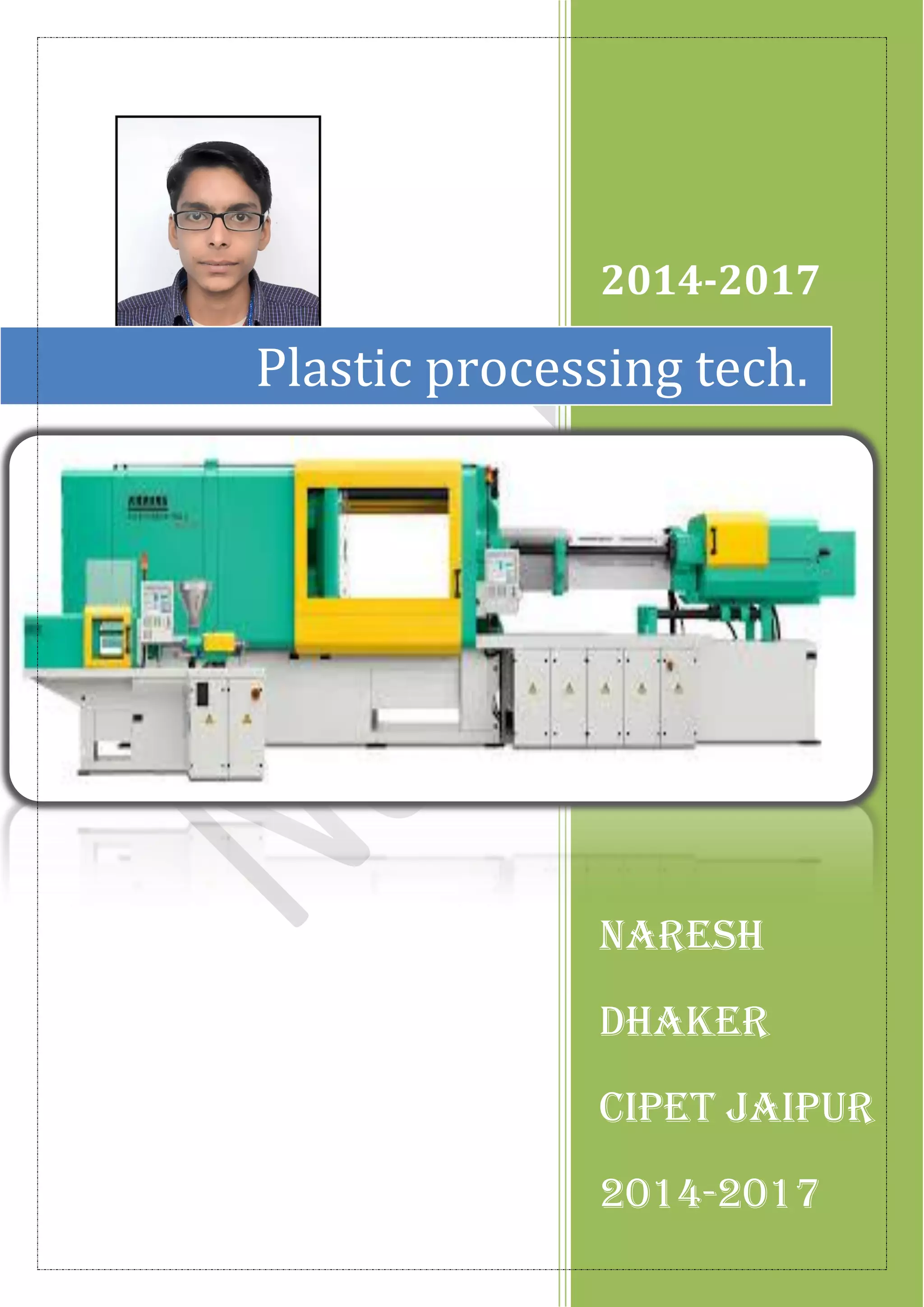 Plastics processing Manual (CIPET JAIPUR) | PDF