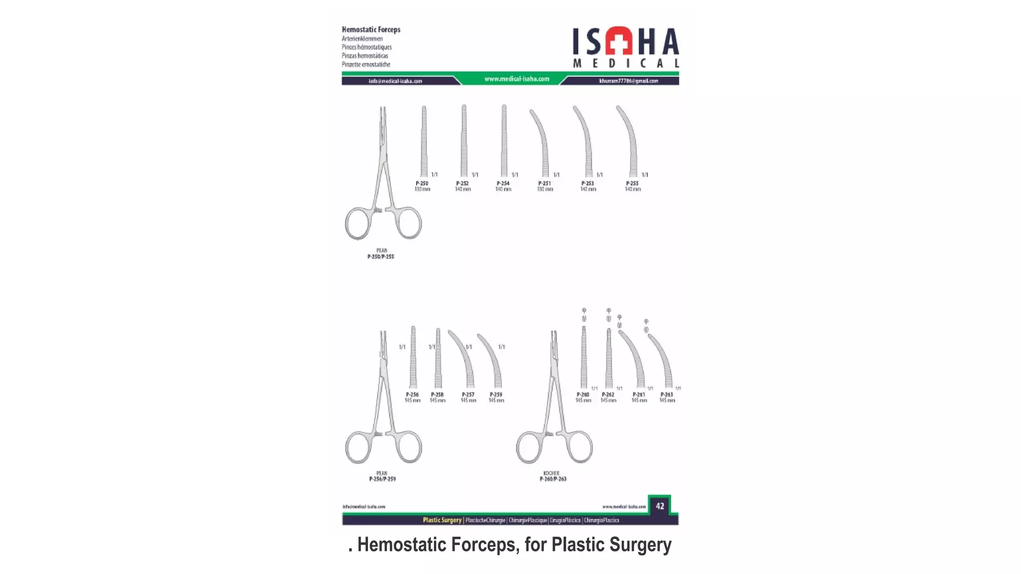 Plastic Surgery Instruments, types of plastic surgery instruments, list ...