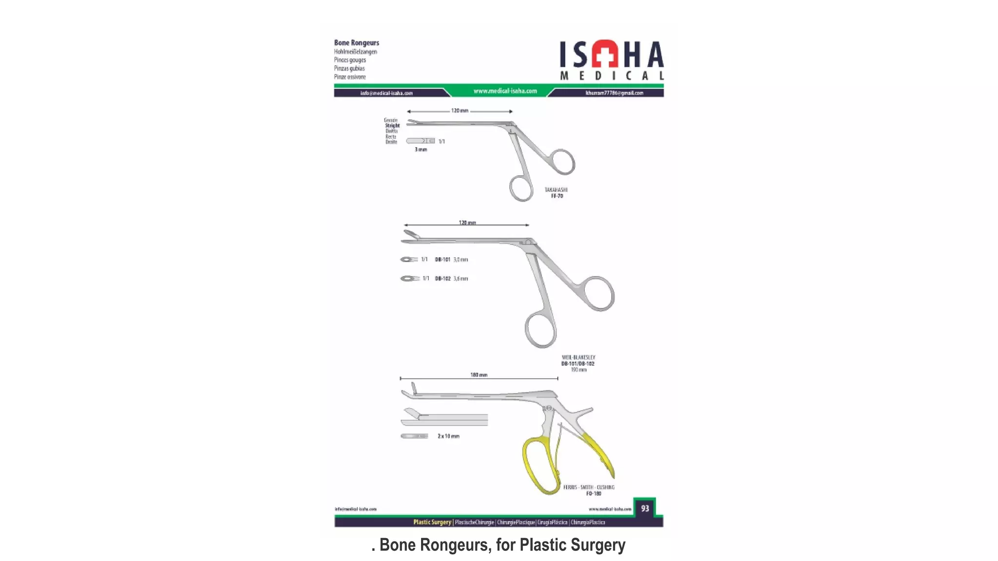 Plastic Surgery Instruments, types of plastic surgery instruments, list ...