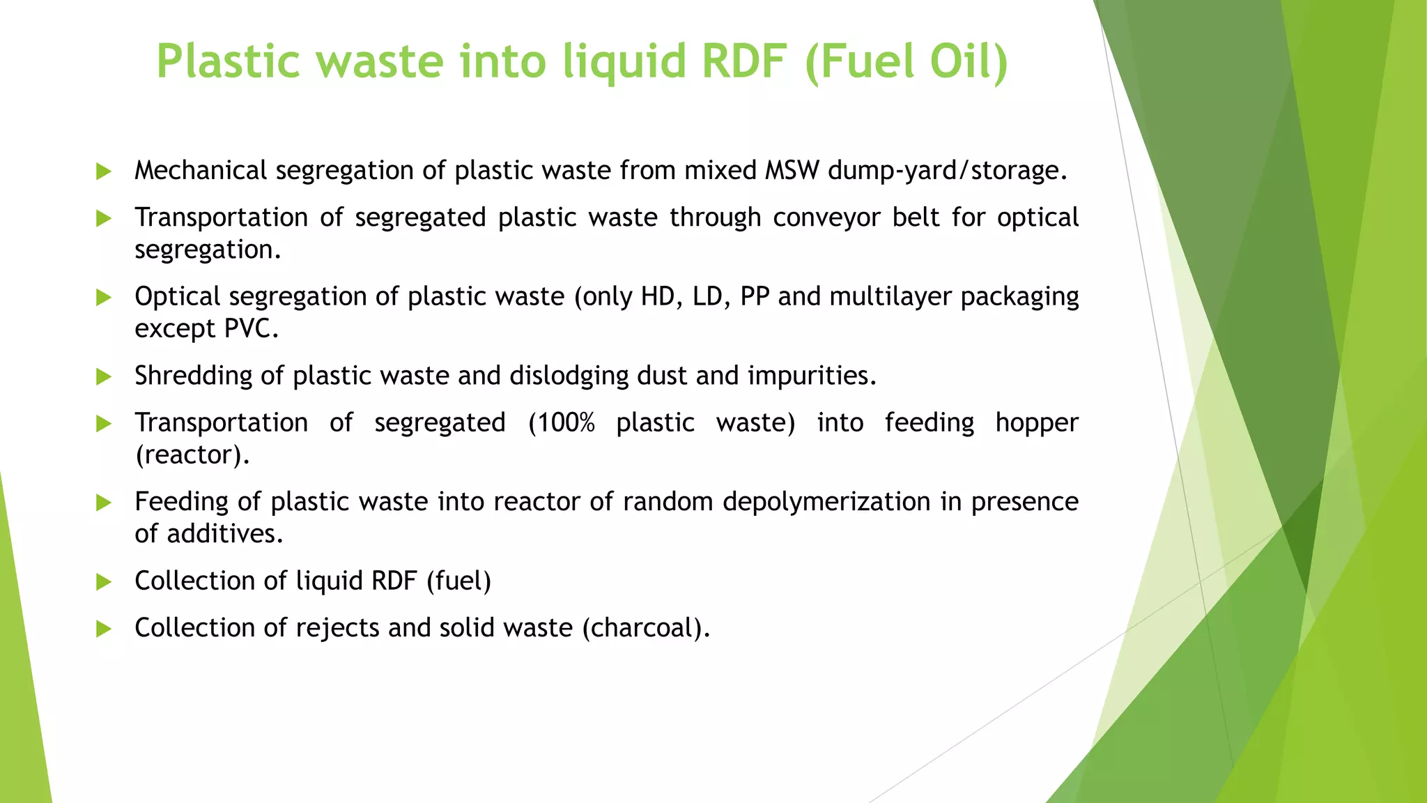 Plastic Waste Management and Recycling Technologies | PPTX