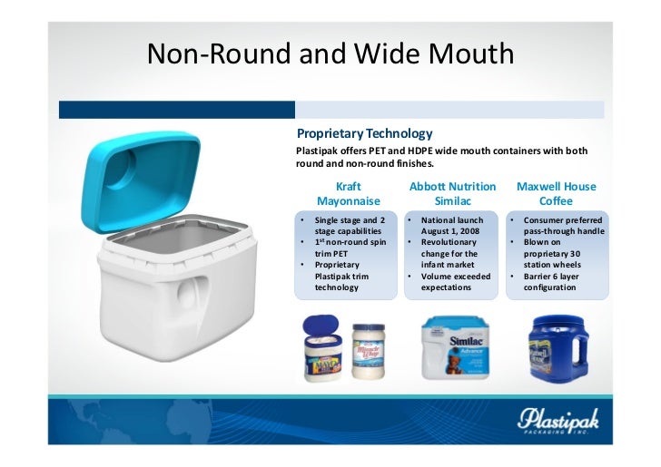 Presentation of Plastipak Packaging Inc. Unilimited Possibilities