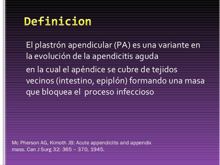 Plastron apendicular