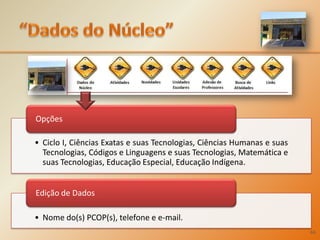 “Dados do Núcleo”44