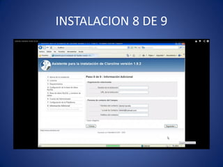 INSTALACION 8 DE 9
 