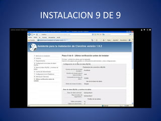INSTALACION 9 DE 9
 