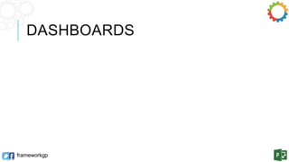 DASHBOARDS 
frameworkgp 
 
