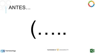 ANTES… 
frameworkgp 
(….. 
David A. Owens, Phd 
 