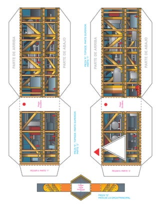 PIEZA
“K”.
TOPSIDE,
PARTE
SUPERIOR.
PARTE
“2”
PARTE
DE
ARRIBA
PARTE
DE
ABAJO
PEGAR A PARTE “1”
Pegar
Escalera
PIEZA
“K”
.
TOPSIDE,
PARTE
SUPERIOR.
PARTE
“1”
PARTE
DE
ABAJO
PARTE
DE
ARRIBA
PEGAR A PARTE “2”
Pegar
Escalera
PIEZA “G”.
PATA DE LA GRÚA PRINCIPAL
Pegar
Pegar
Grúa
Grúa
Principal
Principal
Pegar
Grúa
Principal
 