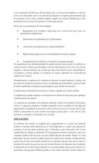 Plataforma electoral UNA