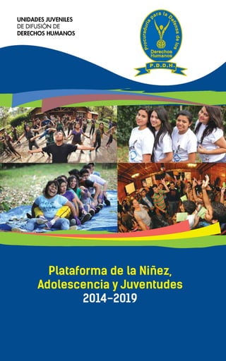 Plataforma Ninez Adolescencia y Juventudes El Salvador 2014 2019