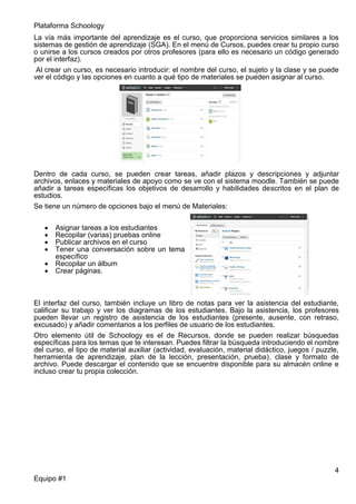 Plataforma Schoology Pdf Education