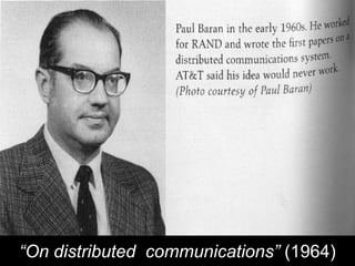 “On distributed communications” (1964)
 