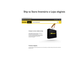 Ship to Store: Inventário e Lojas elegíveis
 