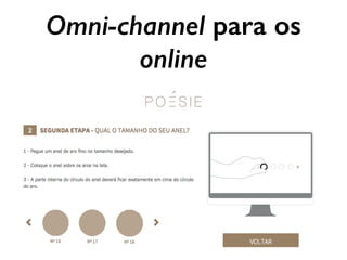 Omni-channel para os
online
 
