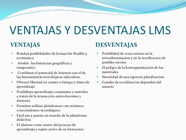 Plataformas tecnologicas para elearning