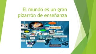 El mundo es un gran
pizarrón de enseñanza