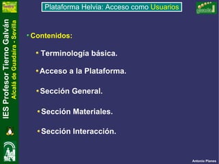 Plataforma Usuarios Internet