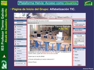 Plataforma Usuarios Internet