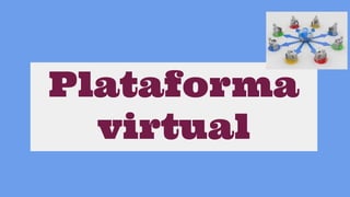 Plataforma
virtual
 