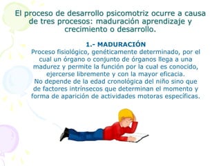A los 24 mesesCorre bien, sube y baja escalerasAbre puertas sube mueblesHace una torre con 7 cubos, dobla papelesHace frases y escucha cuentos con dibujosManeja bien la cucharaAyuda a vestirse A los 36 mesesAnda en triciclo, se para en un pieHace una torre con 10 cubosDistingue entre sexos y edadesCuenta hasta 3 (objetos)Juega con otros niñosSe lava las manos 