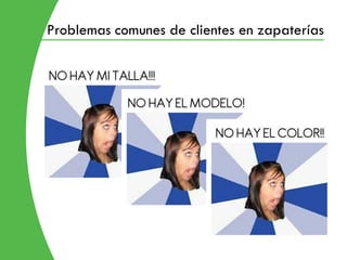 Problemas comunes de clientes en zapaterías
 