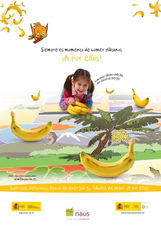 Siempre es momento de comer plátanos

                                        iA por ellos !




Para más información visita:
 