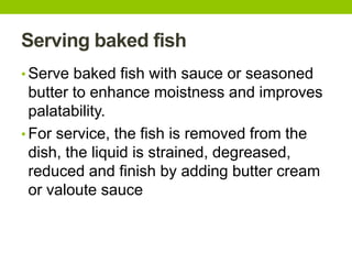 Degrease Culinary Term Fish Plate and Present Seafood Dishes on the plate | PPTX
