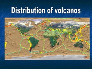 Distribution of volcanos 