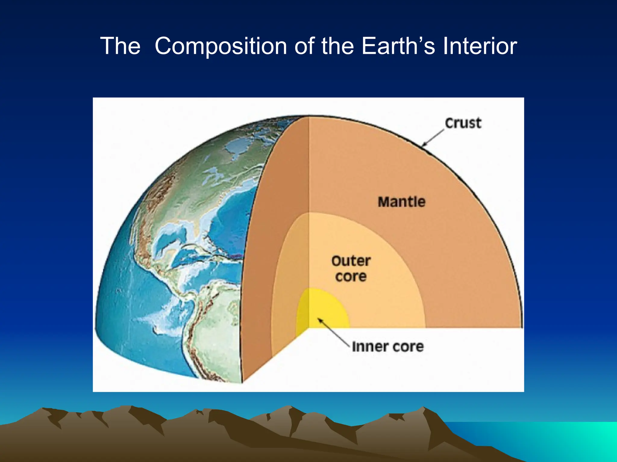 The Composition of the Earth’s Interior
 