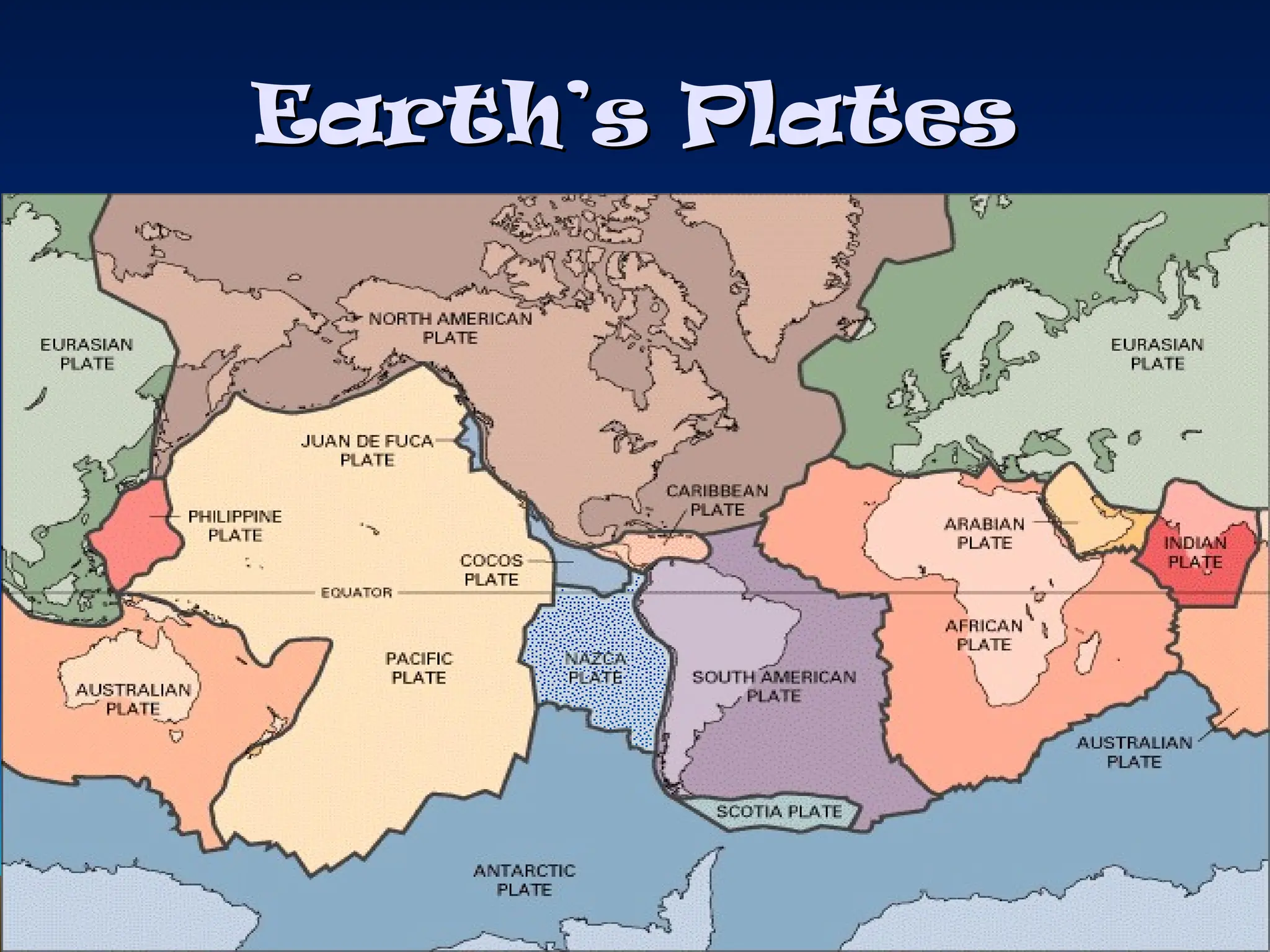Earth’s Plates
Earth’s Plates
 