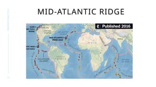 Cake Mid Atlantic Ridge Example Plate boundaries.pptx science science aa | PPTX