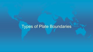 Types of Plate Boundaries
 