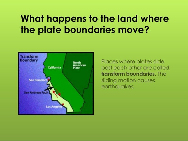 plate boundaries ppt what do transform plate boundaries form