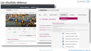 #BigData #Sécurité #Cloud #Mobile Aadel.Benyoussef@ExcelerateSystems.net / @aadel_ben
Les résultats obtenus
 