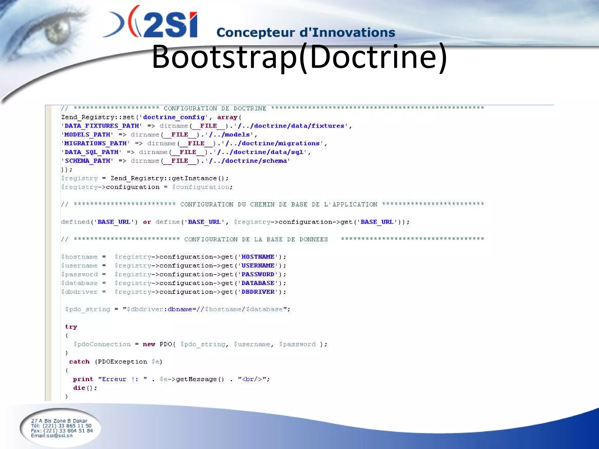 Bootstrap(Doctrine) 