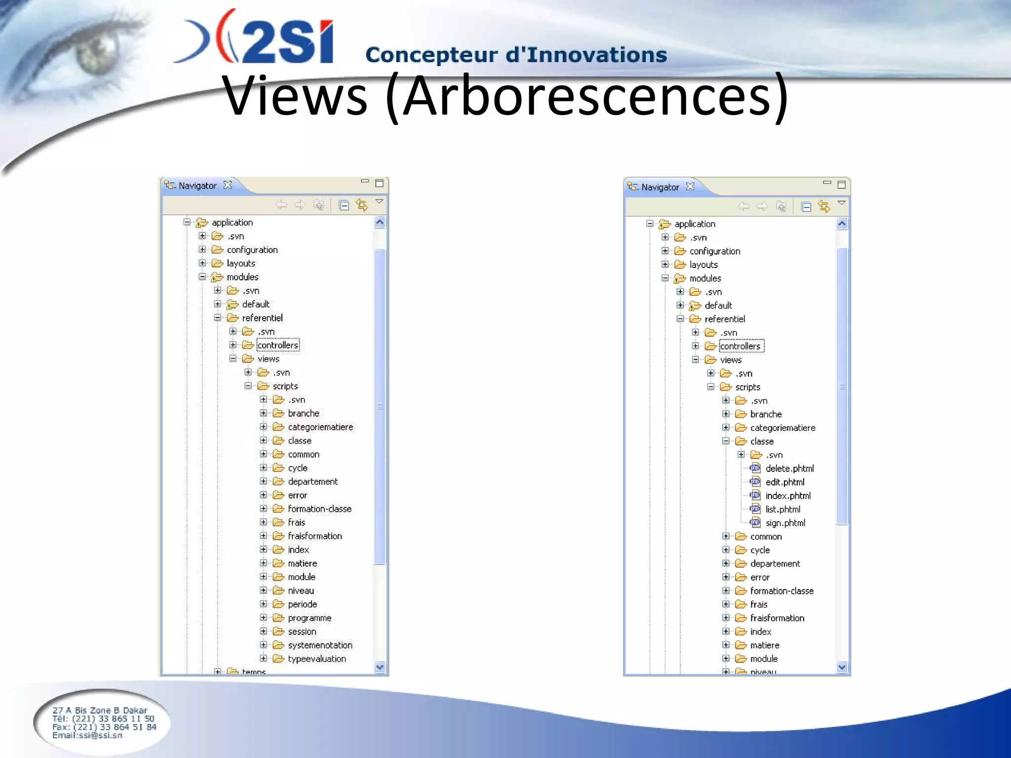 Views (Arborescences) 